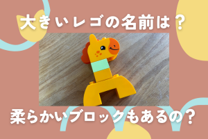 大きいレゴブロックの名前は？柔らかいブロックもあるって本当？